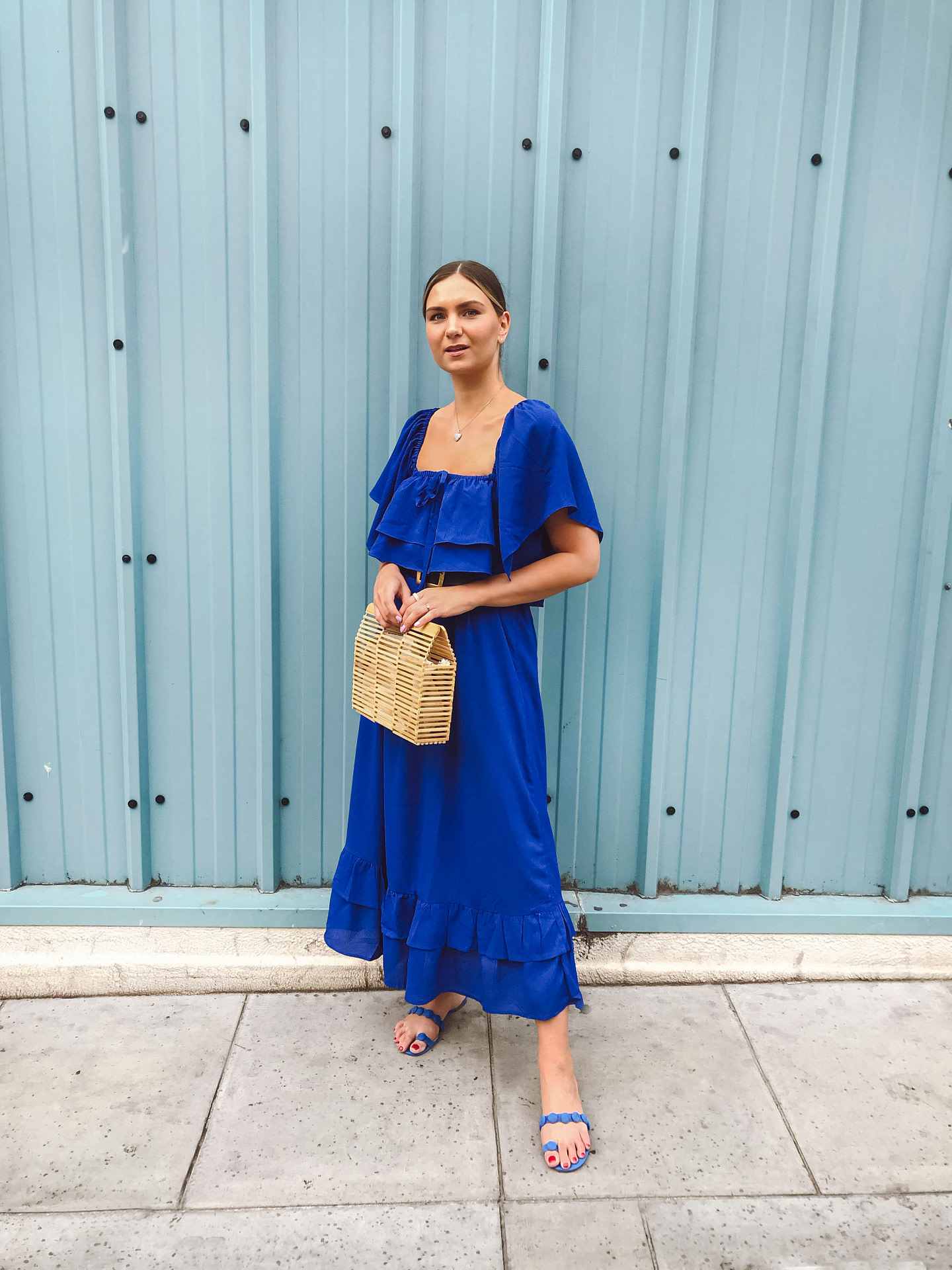 Summer Outfit Inspiration | The Blue Dress - The Simone Magazine